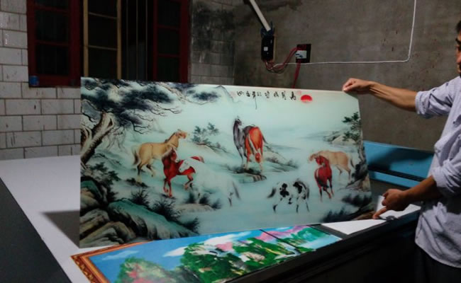 玻璃印花效果图